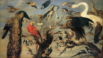 鳥 Painting - フランス・スナイダーズ・コンサート・オブ・バード